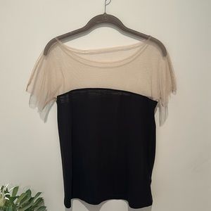 Madewell Mesh Top Tee